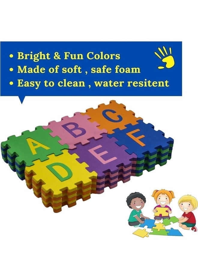 BLISSBORN 36 Pieces Alphabet & Number Kid's | A to Z + 0 to 9 Puzzles Mat- Set of 36 Tiles Puzzle EVA Foam Mat for Children Indoor & Outdoor, Sensory Playmat for Babies with.(Pack of 1) - Image 5